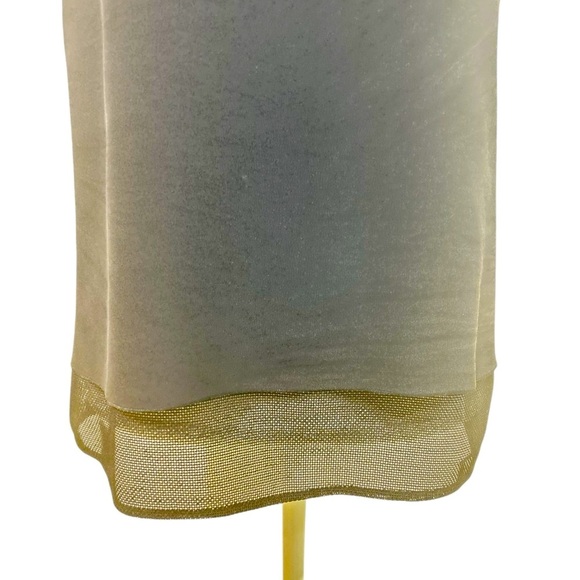 Cedric Charlier Black Sleeveless blouse netting hem size 8 - Picture 4 of 10